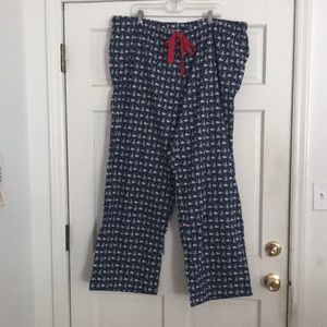 VINEYARD VINES Santa Whale Lounge Pants Size 2X